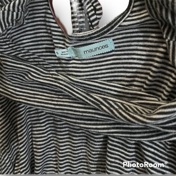 Striped Tie-Back Casual Dress - Picture 3 of 3